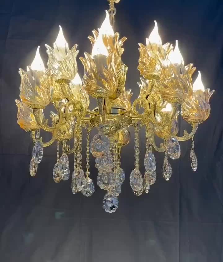 لوستربرنز۸شاخه برنج اصیل./1-17شعله negin Light.67|لوستر و چراغ آویز|تهران, نعمتآباد|دیوار