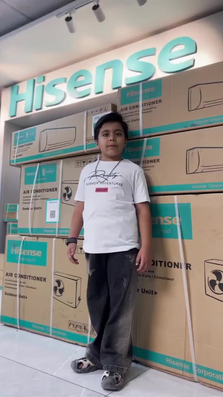 فروش اقساطی داکت اسپلیت و کولرگازی هایسنس اصل|کولر گازی و فنکوئل|شهرکرد, |دیوار