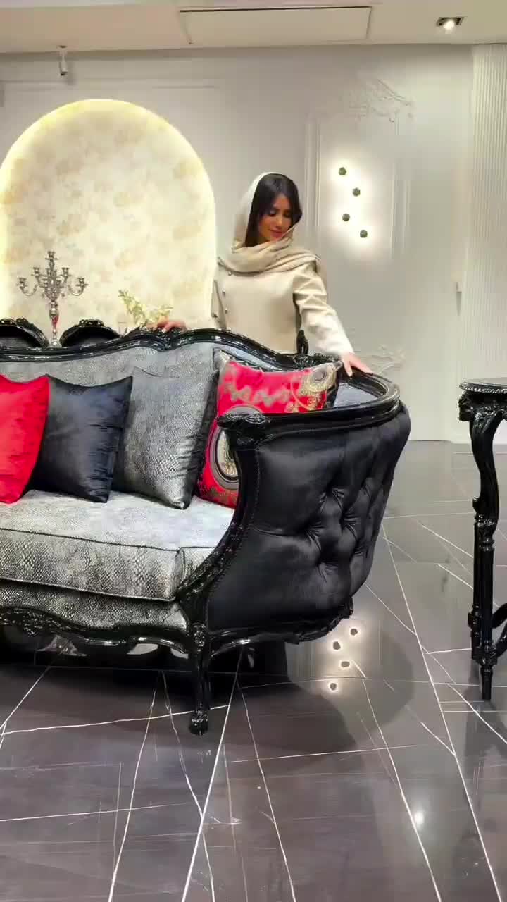 مبل سلطنتی کینگ سایز خرچنگی خاص روشا +اقساط|مبلمان خانگی و میز عسلی|تهران, یافت‌آباد|دیوار