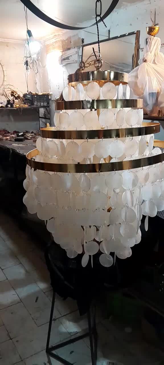 لوستر صدف|لوستر و چراغ آویز|تهران, کیانشهر|دیوار