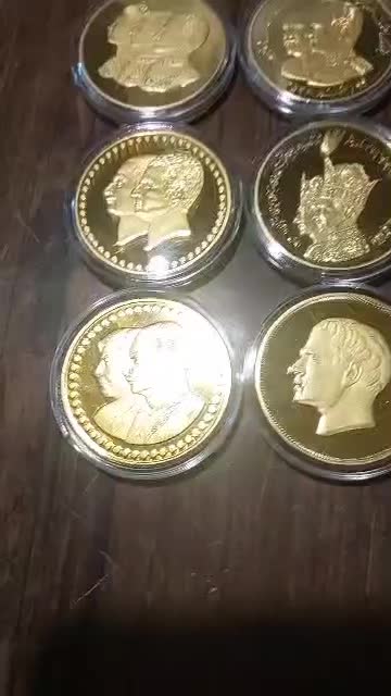 سکه کلیکسونی آلبوم کامل روکش طلا|کلکسیون سکه، تمبر، اسکناس|ماهدشت, |دیوار