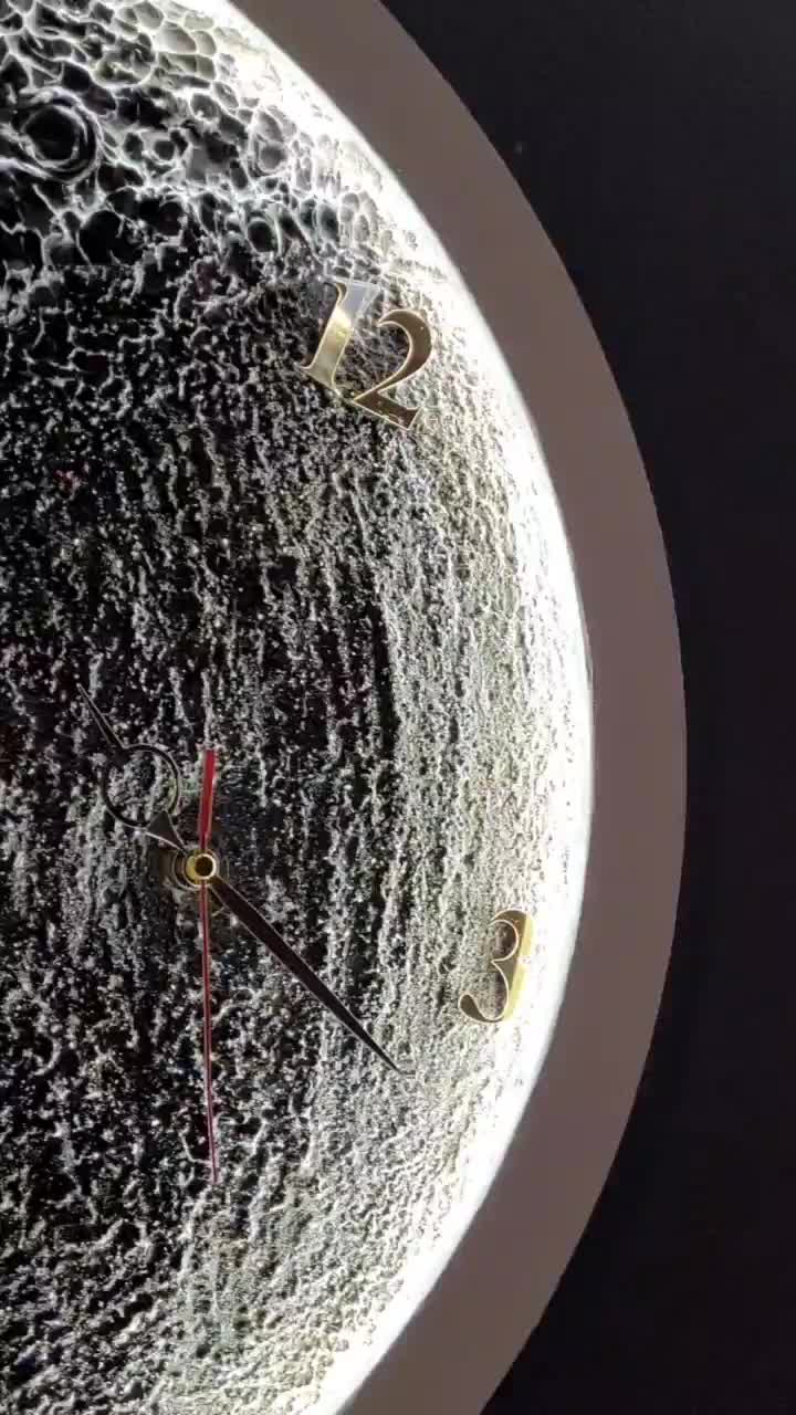 تابلو ماه، ماه آینه، تابلو ساعت ماه|صنایع دستی و سایر لوازم تزئینی|شاهینشهر, طالقانی|دیوار