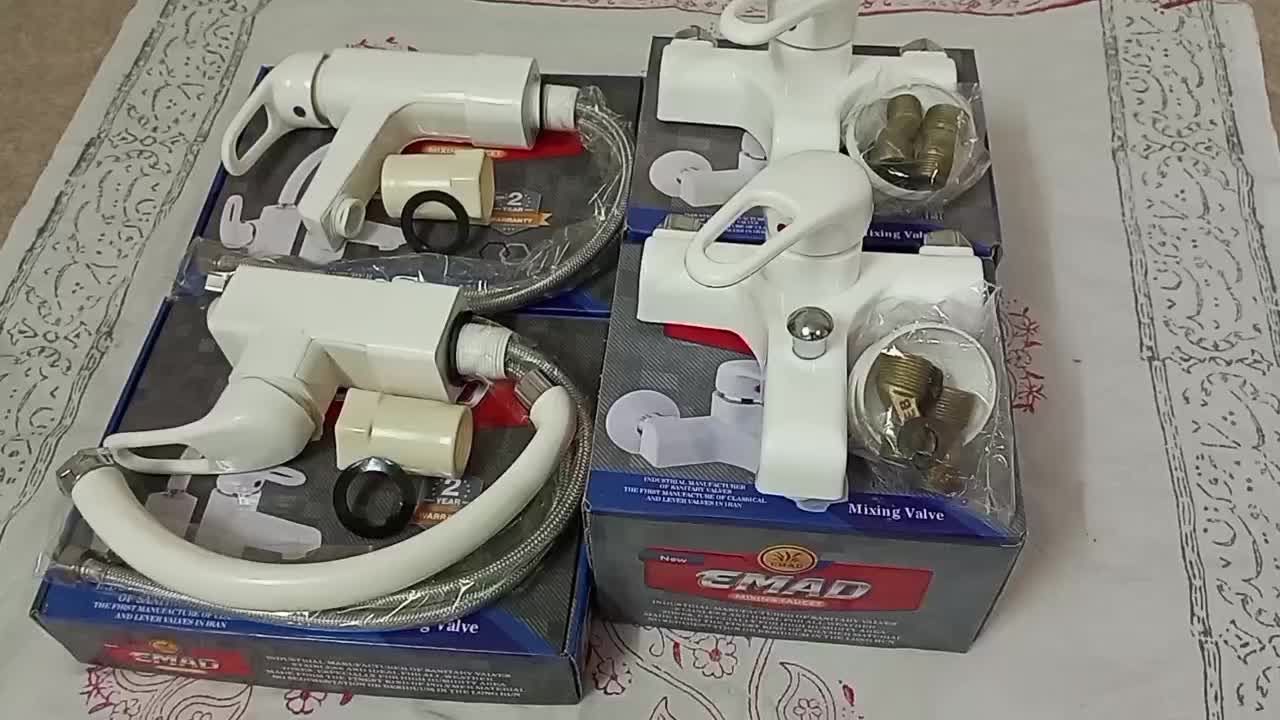 ست 4تیکه شیرالات پلیمری اهرمی عماد|مصالح و تجهیزات ساختمان|همدان, |دیوار