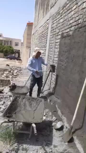 سیمان کاری با دستگاه|خدمات پیشه و مهارت|دلیجان, |دیوار