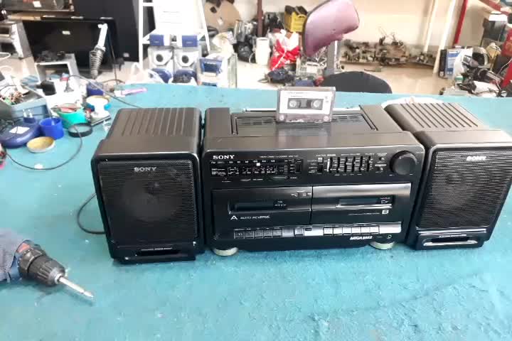 رادیو ضبط دولب سونیcfs710 sبدون ایراد|سیستم صوتی خانگی|ارومیه, |دیوار