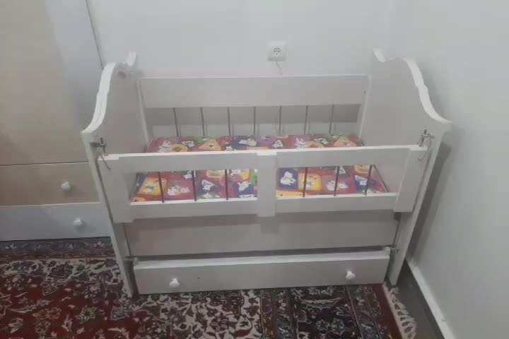 سرویس خواب کودک مناسب تا ۳سال|تخت و صندلی بچه|اندیمشک, |دیوار