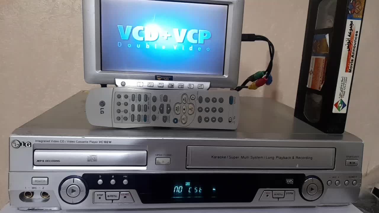 LG مدل  VC - 102 W|پخش‌کننده DVD و ویدیو|قزوین, |دیوار