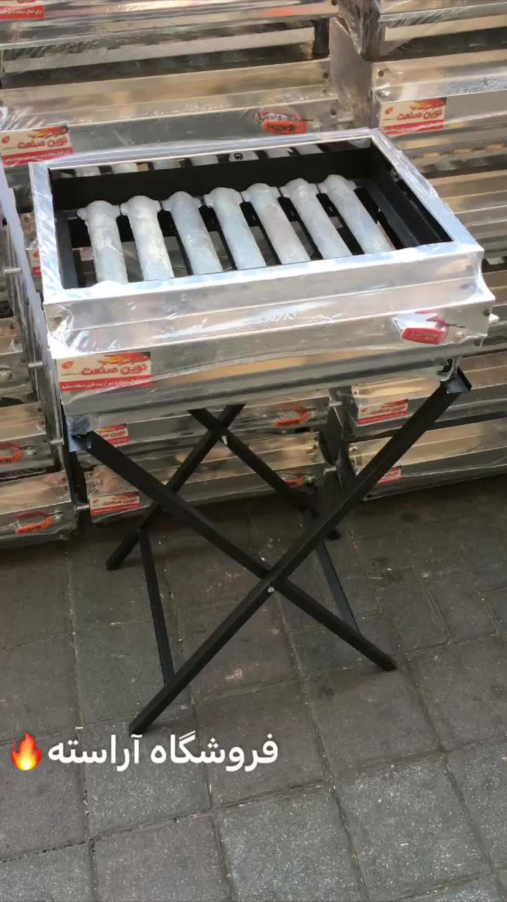 کباب پز گازی ۵۰ سانت ۷ چدن منقل کبابپز باربیکیو|اجاق گاز و لوازم برقی پخت‌وپز|تهران, بازار|دیوار