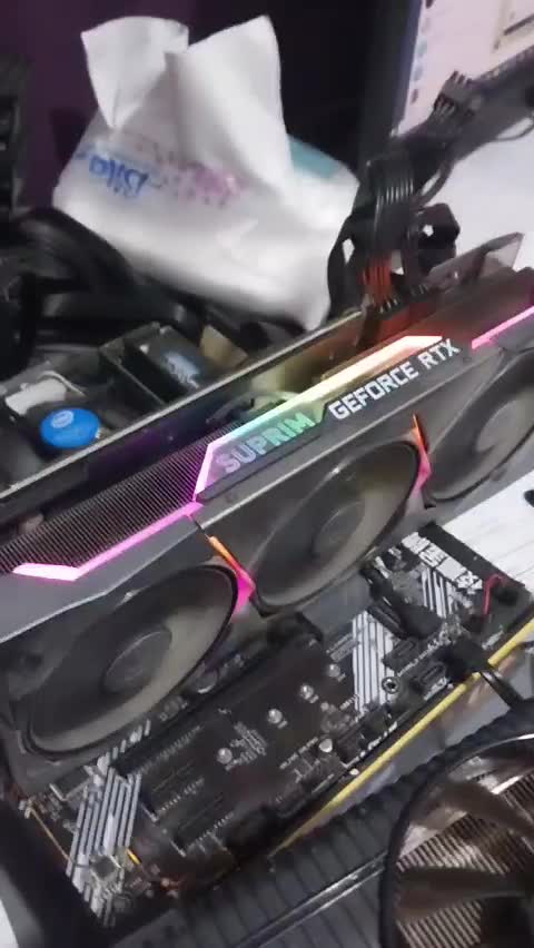 کارت گرافیک RTX 3070 MSI SUPRIM X 8GB|قطعات و لوازم جانبی رایانه|تهران, والفجر|دیوار