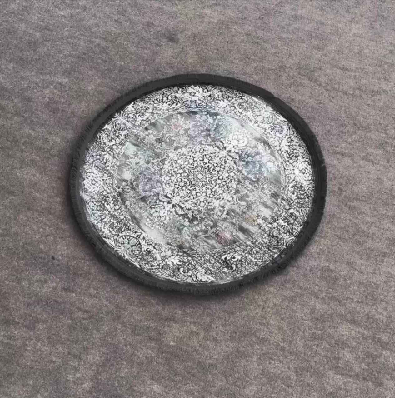 فرش گرد ۱۲۰۰|فرش|قائم‌شهر, |دیوار