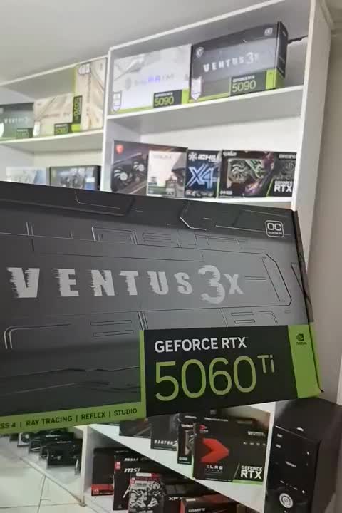 کارت گرافیک ام اس آی MSI RTX 5060 Ti 16G Ventus 3X|قطعات و لوازم جانبی رایانه|تهران, سلسبیل شمالی|دیوار