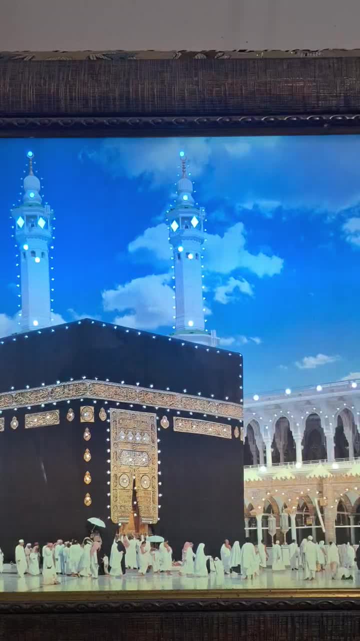 تابلو مکه چراغ دار|تابلو، نقاشی، عکس|شوش, |دیوار