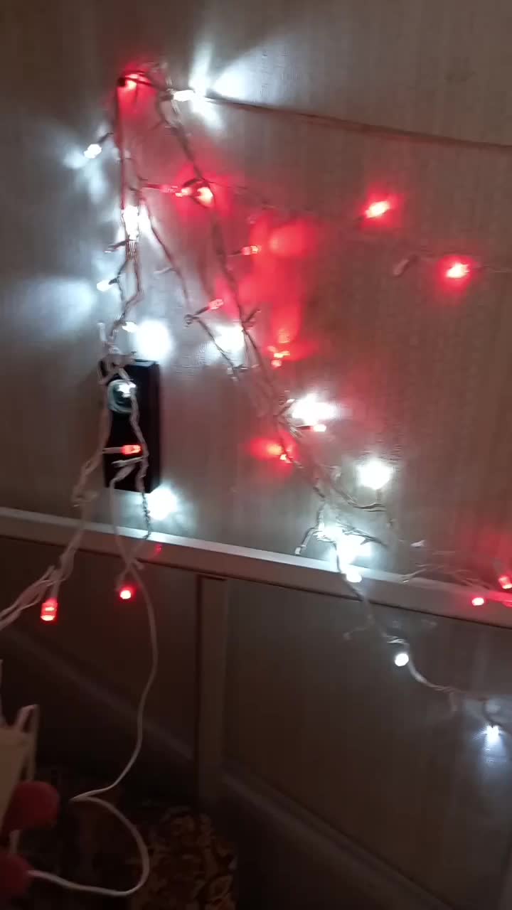 ریسه رنگی|ریسه و چراغ تزئینی|قزوین, |دیوار