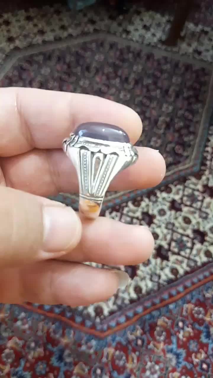 انگشتر نقره مردانه|جواهرات|زنجان, |دیوار