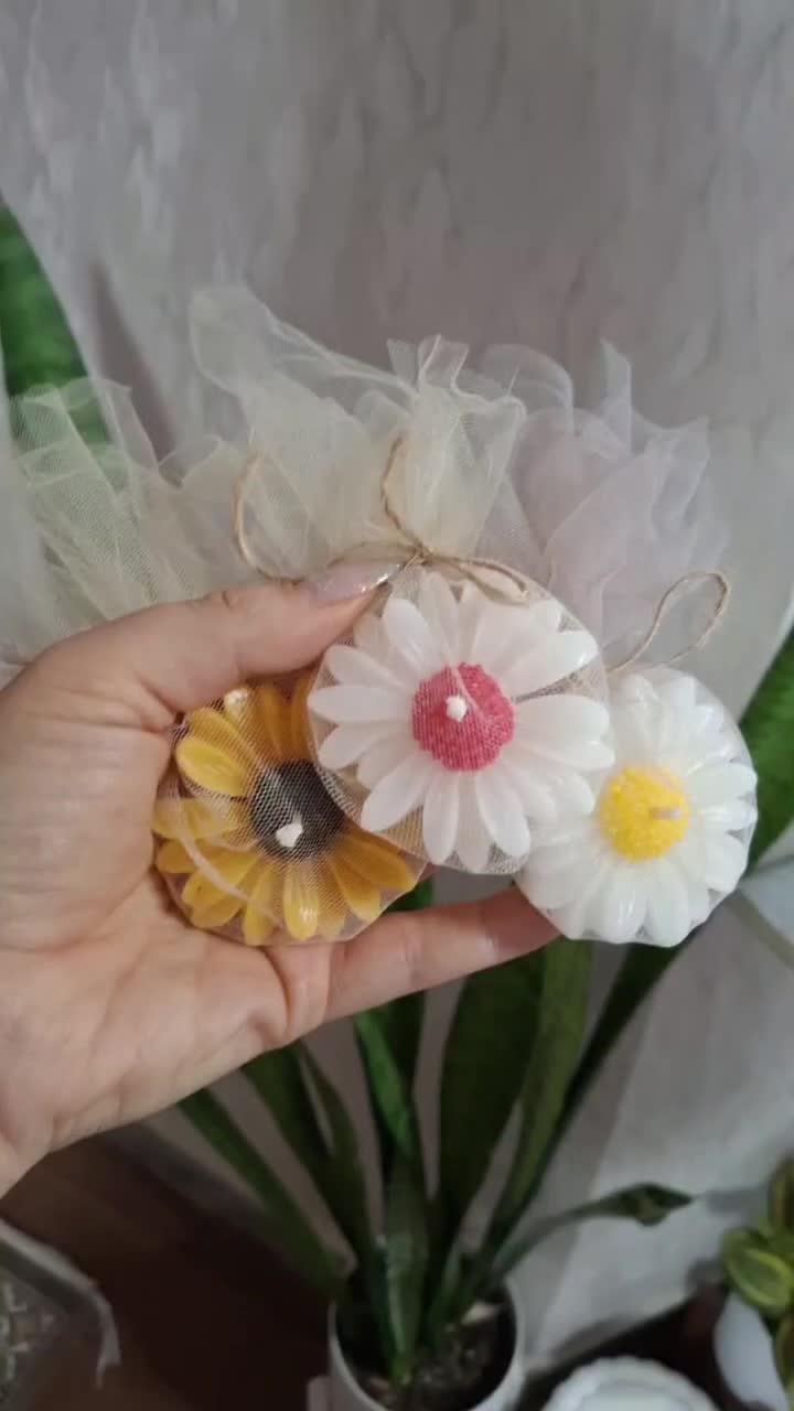 شمع گل بابونه|صنایع دستی و سایر لوازم تزئینی|اردبیل, |دیوار