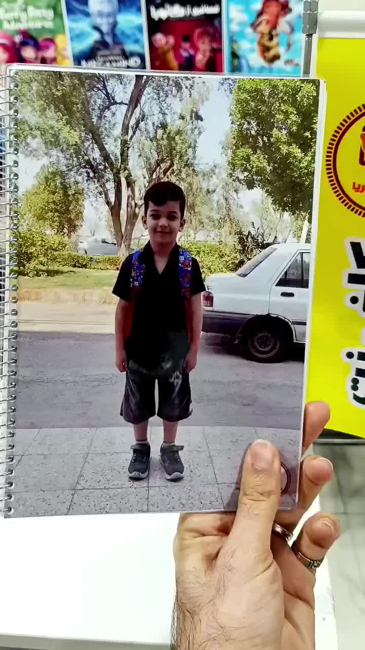 دفتر با عکس دلخواه، برچسب کتاب و مداد، کمک آموزشی|لوازم التحریر|اهواز, کمپلو جنوبی|دیوار