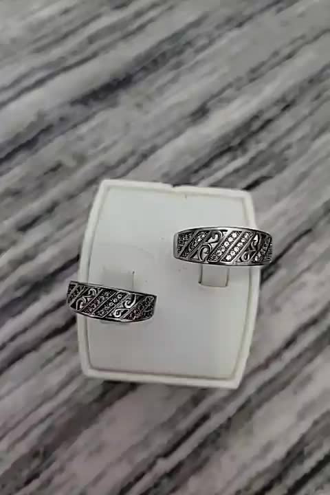 ست حلقه نقره زنانه و مردانه|جواهرات|آبیک, |دیوار