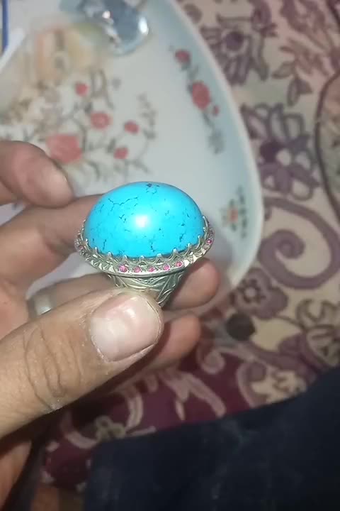 انگشتر فیروزه نیشابور|جواهرات|برازجان, |دیوار