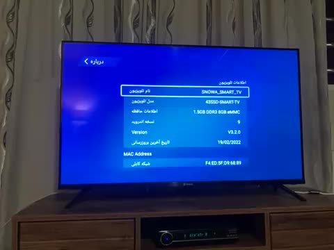 تلویزیون اسنوا ۴۳ اینچ مدل 43ssd|تلویزیون و پروژکتور|ری, فیروزآبادی|دیوار