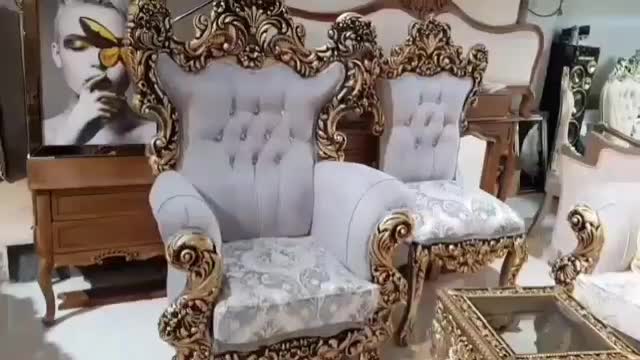 مبل سلطنتی/ست کامل/درجه کیفیA+/ارسال رایگان|مبلمان خانگی و میز عسلی|خمینی‌شهر, |دیوار