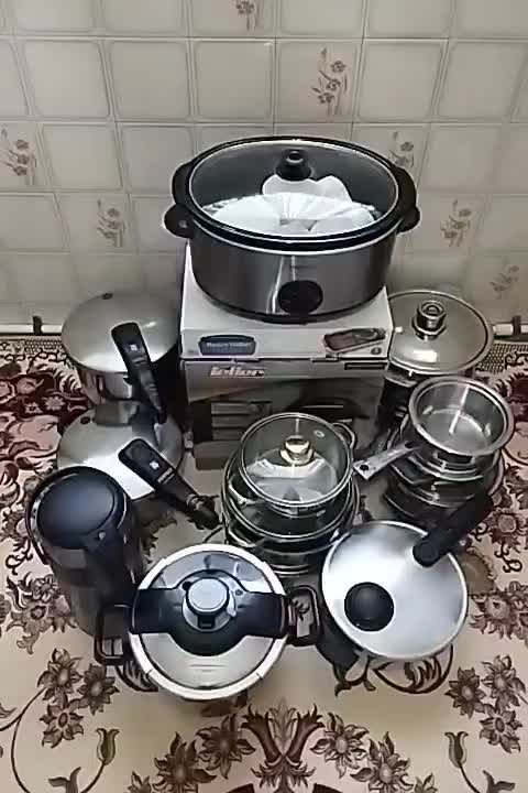 سرویس قابلمه استیل و زودپز فیسلر ،تفال ،wmf|ظروف پخت‌وپز|تهران, آهنگ|دیوار
