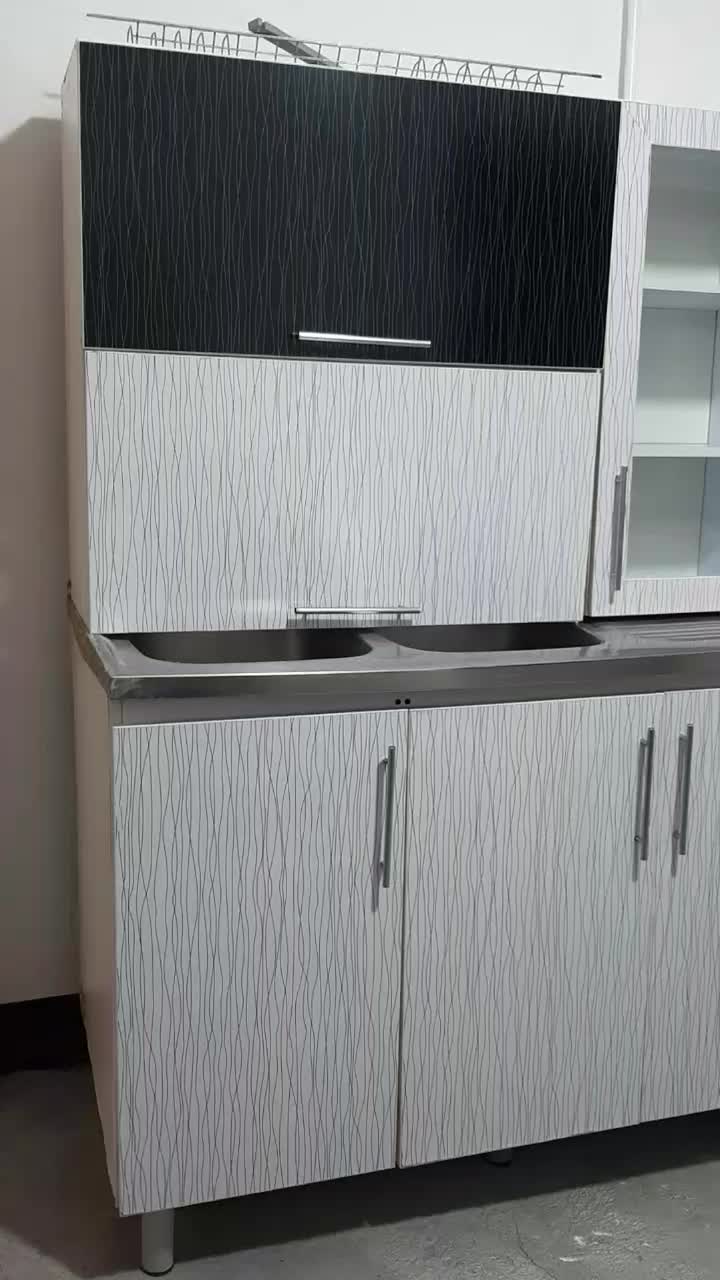 کابینت ام دی اف  با سینک و هود لمسی|مصالح و تجهیزات ساختمان|سنندج, |دیوار