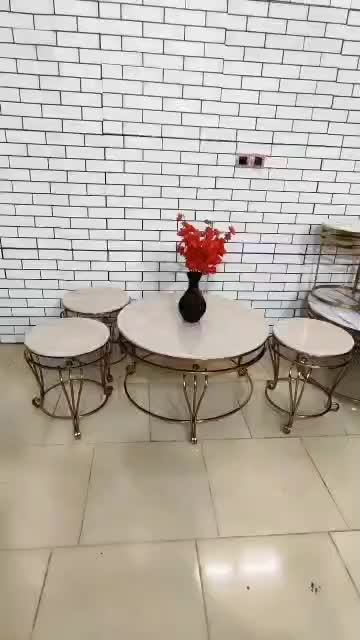 ست کامل جلومبلی و عسلی فرفوژه استیل فلزی گلمیز|مبلمان خانگی و میز عسلی|شیراز, دروازه قران|دیوار