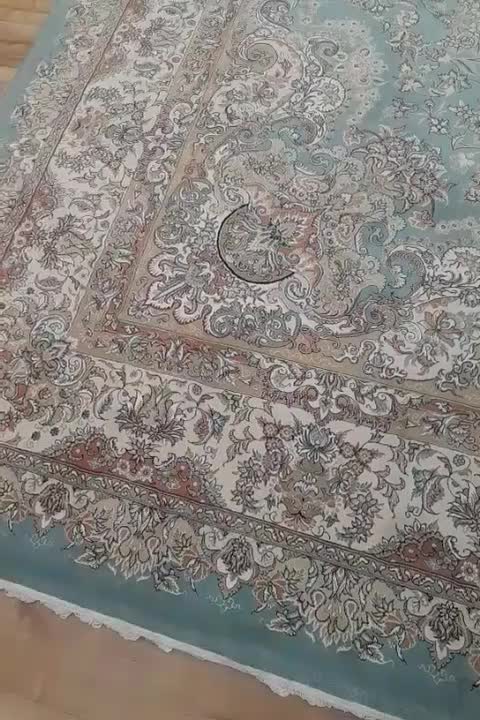 سلام  فرش ۱۲متری آبی  درباری|فرش|کرج, گوهردشت|دیوار