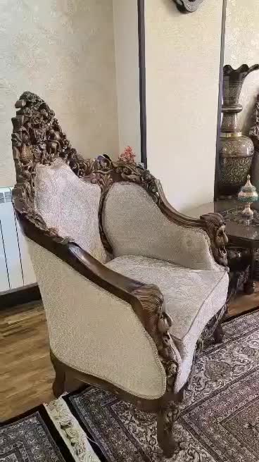 سرویس مبلمان سلطنتی خاص(چوب گردو)|مبلمان خانگی و میز عسلی|تهران, شیخ هادی|دیوار