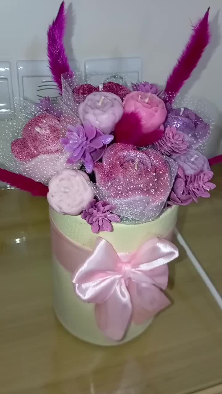 باکس گل شمعی|گل مصنوعی|ماهدشت, |دیوار