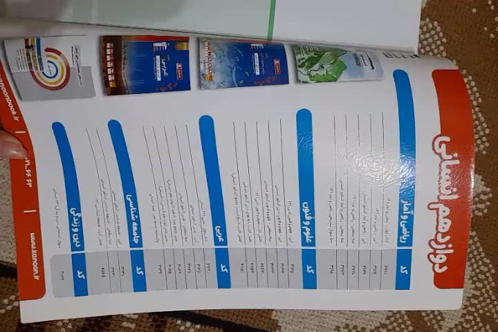 کتاب ۴ دوره کنکور خارج از کشور رشته انسانی|کتاب و مجله آموزشی|خمینی‌شهر, |دیوار