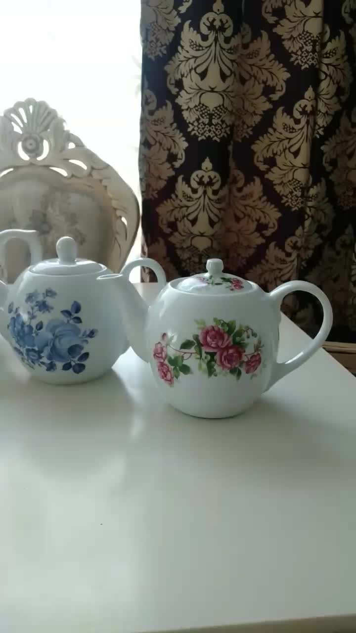 ۶ مدل قوری چینی نو و استفاده نشده دکور بودن فقط|قوری، کتری، قهوه‌ساز دستی|تهران, مجیدیه|دیوار