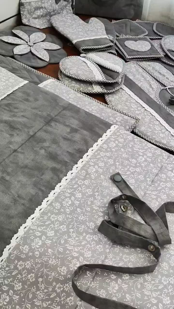 ست دمکنی عروس|سفره، حوله، دستمال آشپزخانه|فلاورجان, |دیوار