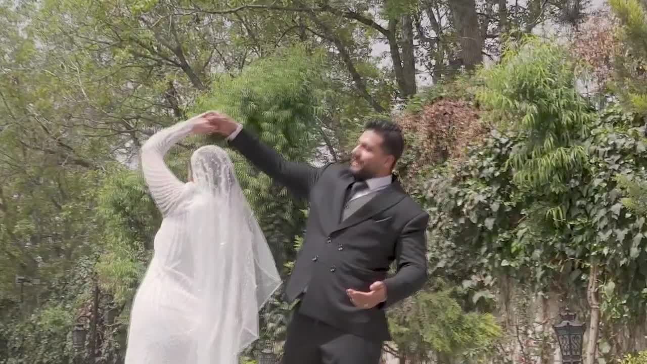 لباس عروس دو دامنه و اروپایی پوشیده|لباس|شهریار, شهریار|دیوار