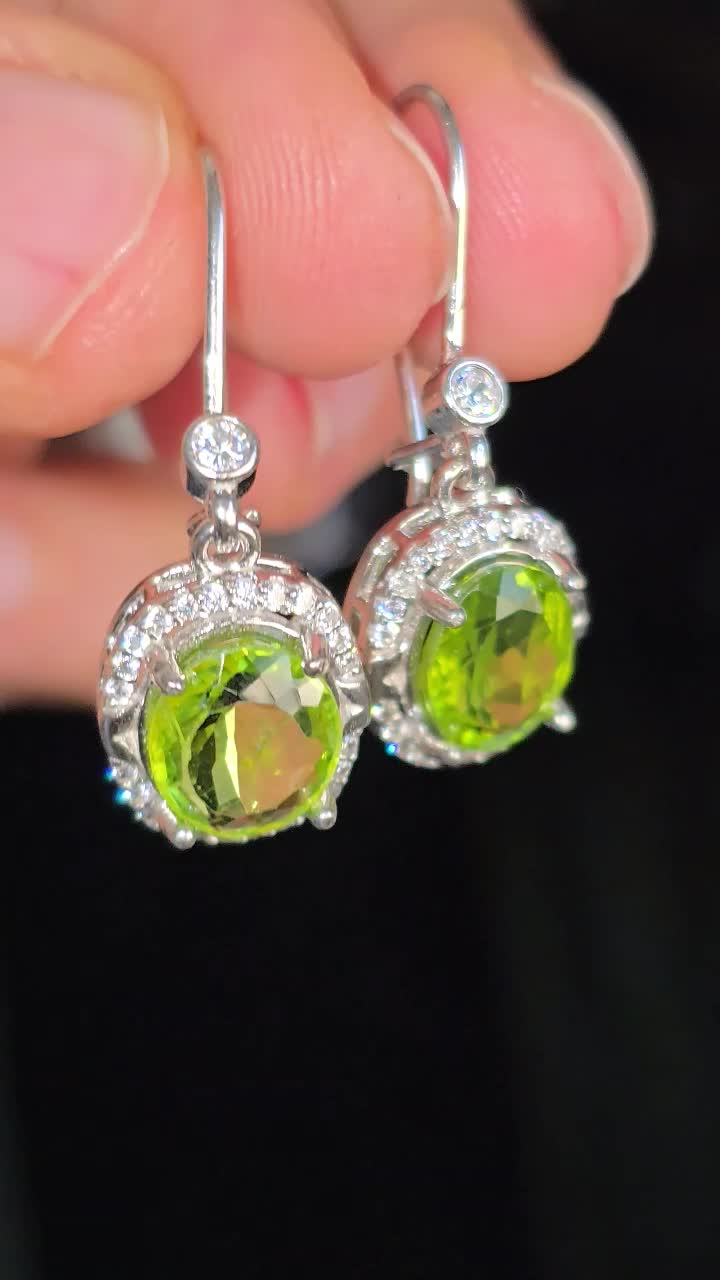 گوشواره زنانه زبرجد عقیق یاقوت زمرد فیروزه گارنت|جواهرات|تهران, دهم فروردین|دیوار