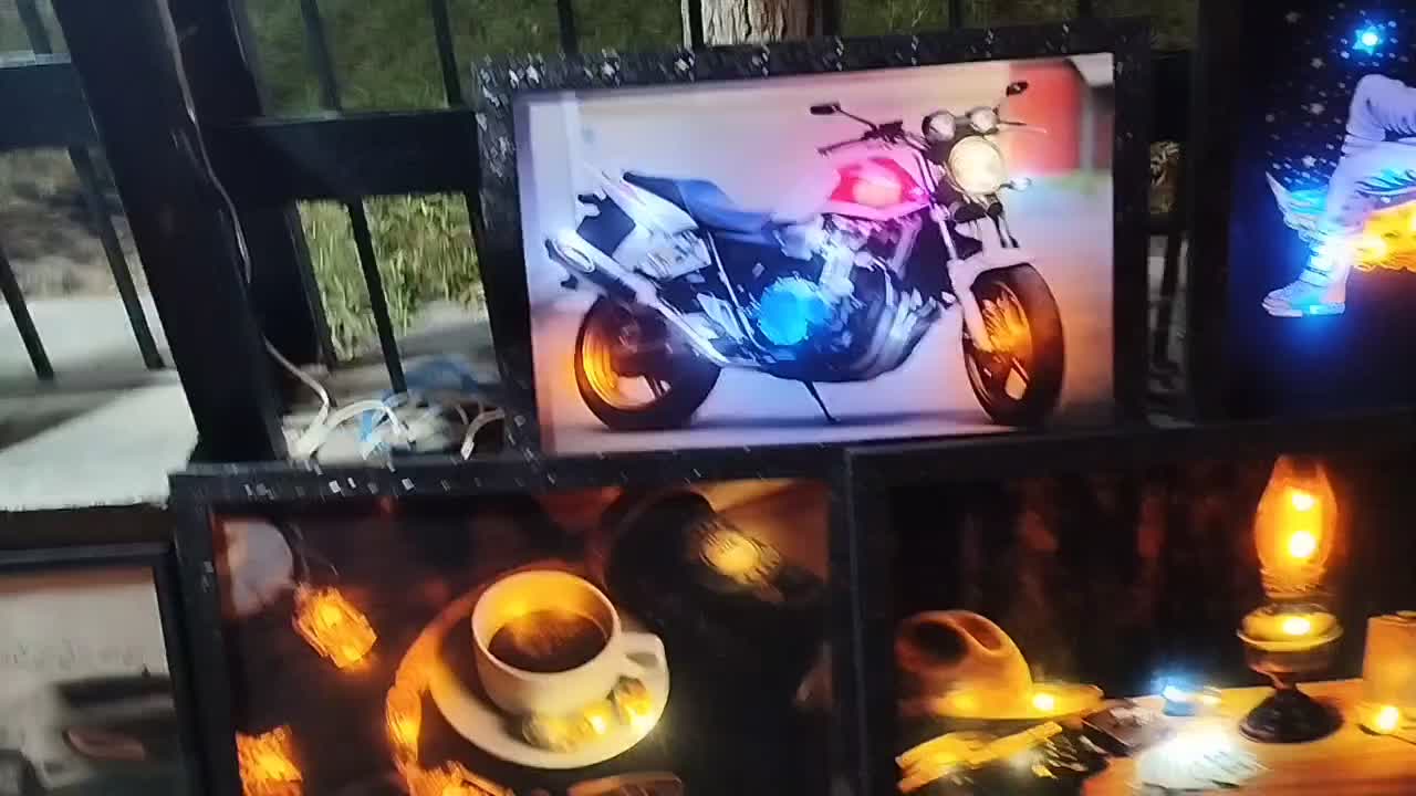تابلو نور دار، شب خواب، نوری|تابلو، نقاشی، عکس|تهران, آهنگ|دیوار