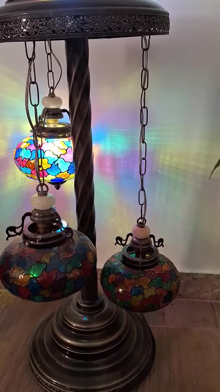 آباژور ویترای وبرنج کار لصفهان|چراغ خواب و آباژور|کرمانشاه, |دیوار