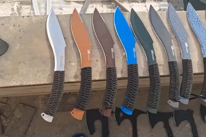 ست ۳ عددی شامل تبر کوله،،چاقو شکاری،ساطور صربستانی|کوهنوردی و کمپینگ|شیراز, شاهچراغ|دیوار