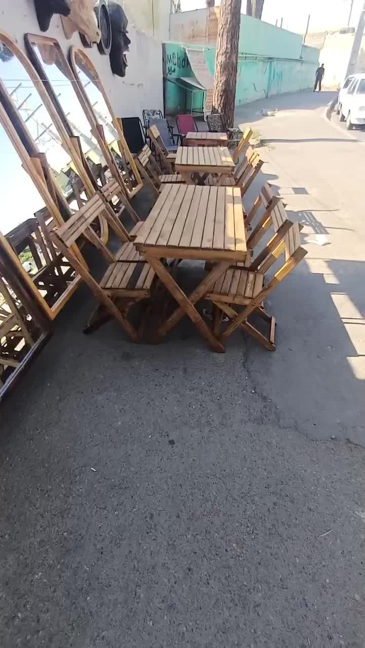 میز وصندلی چوبی و مکپی تاشو برای منازل و کافه|فروشگاه و مغازه|مشکین‌دشت, |دیوار