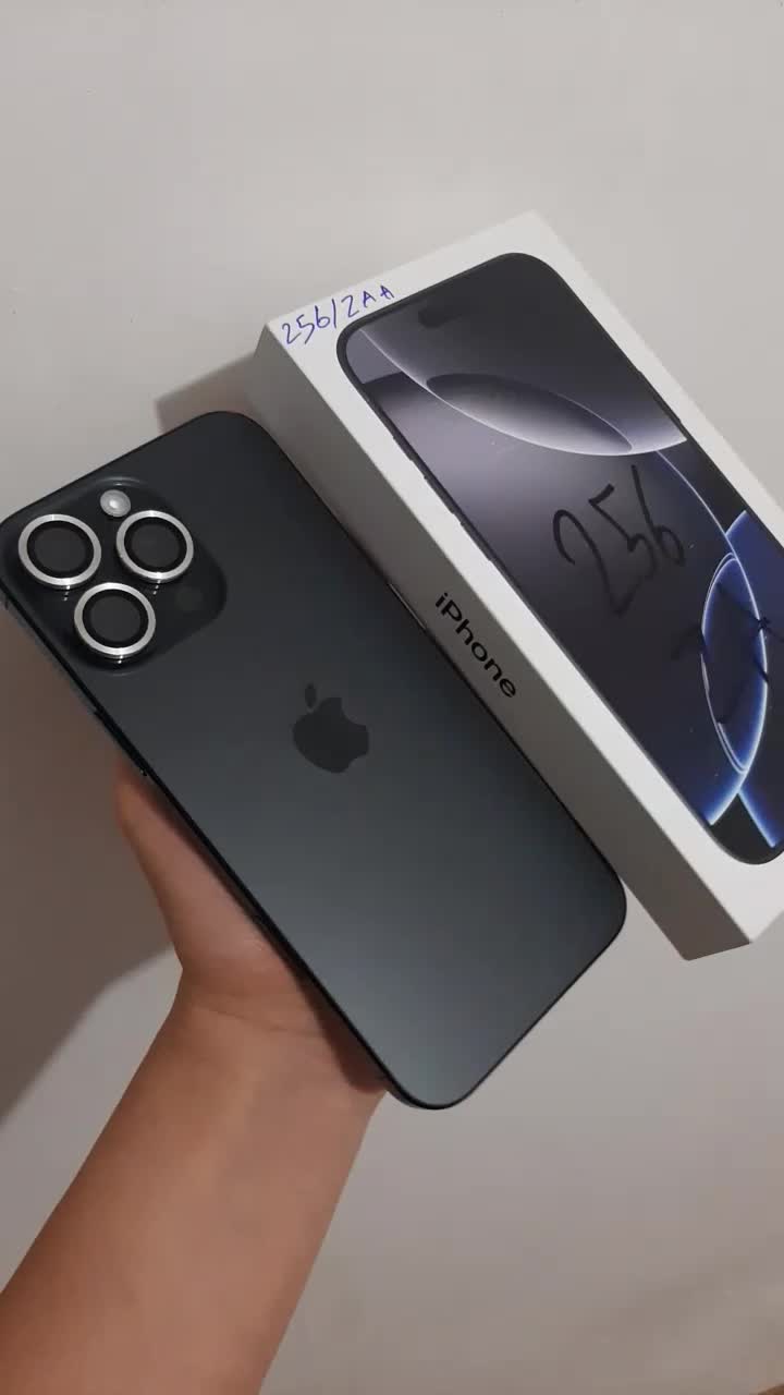 ایفون ۱۶ پرومکس ۲۵۶ کاملا نو،فقط انباکس شده|موبایل|رشت, توشیبا|دیوار