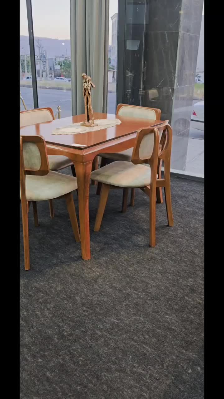 میز غذاخوری چوبی|میز و صندلی غذاخوری|خرم‌آباد, |دیوار