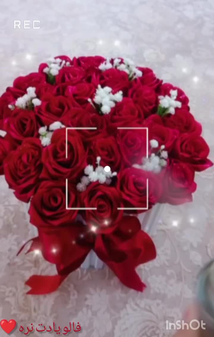 گل روز روبانی|گل مصنوعی|تاکستان, |دیوار