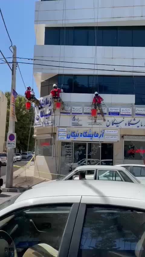 شستشوی نما،نماشویی،بندباز،راپل،اسیدشویی|خدمات نظافت|مشهد, وکیل‌آباد|دیوار