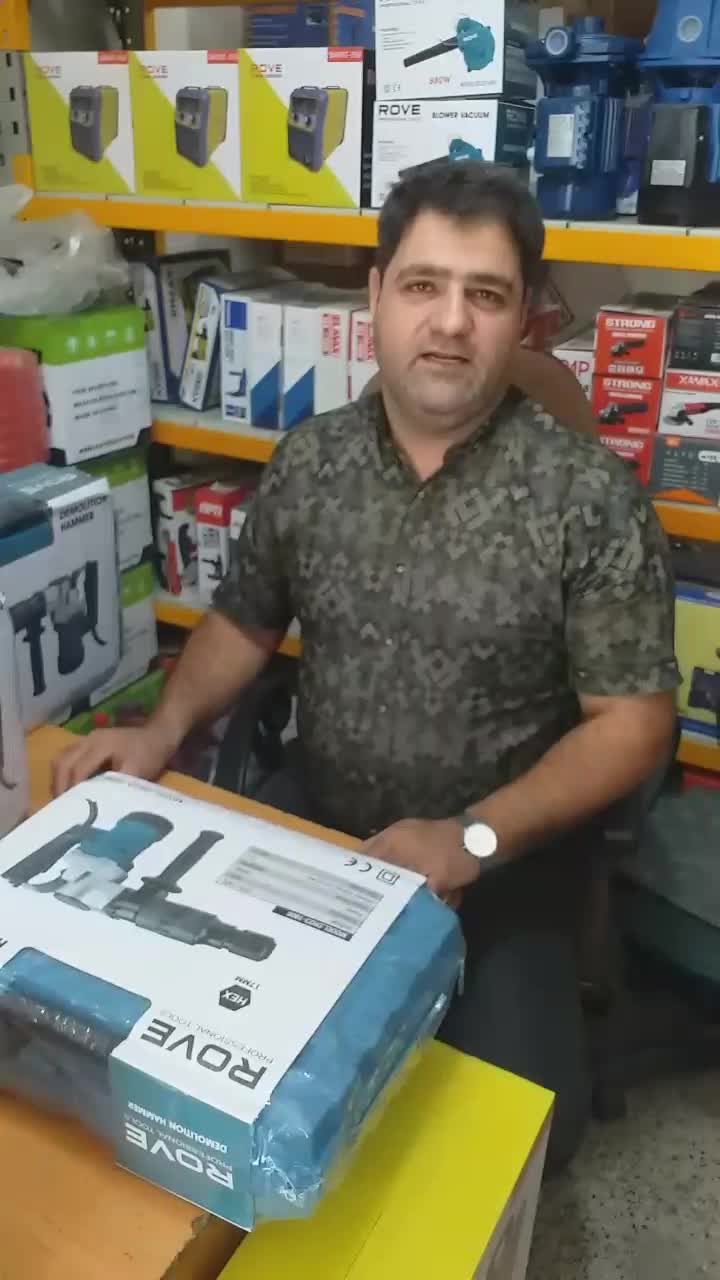 هیلتی ۷ کیلویی چکش تخریب گریسی راوو سیم مس|ماشینآلات صنعتی|مشهد, هدایت|دیوار