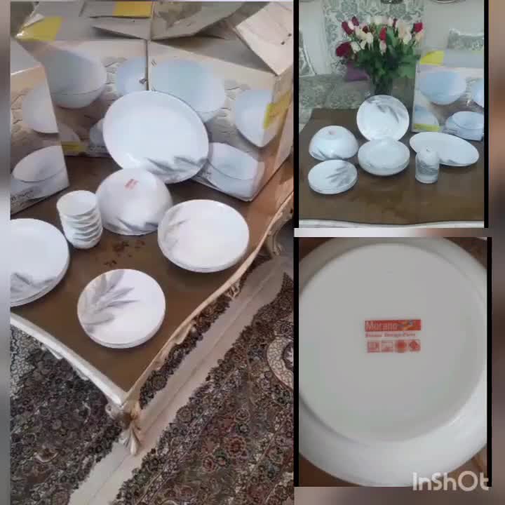 ارکوپال سرویس چینی|ظروف سرو و پذیرایی|هشتگرد, قاسم آباد بزرگ|دیوار