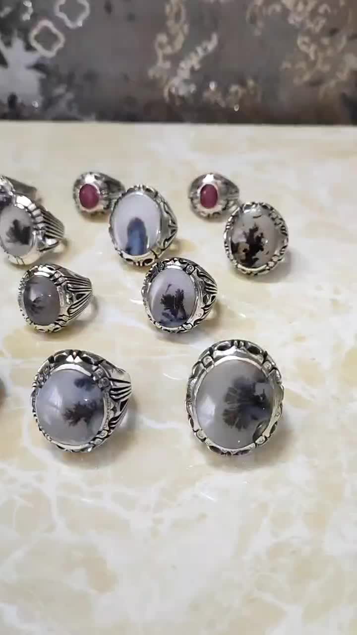 انواع انگشتر نقره مردانه و زنانه|جواهرات|زنجان, |دیوار