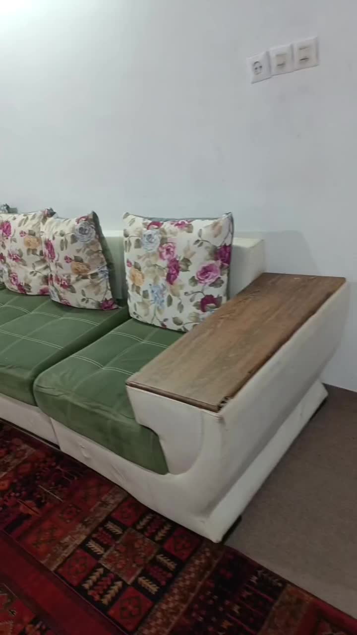 مبل ال .مبل دو نفره تخت خوابشو|مبلمان خانگی و میز عسلی|رودسر, |دیوار