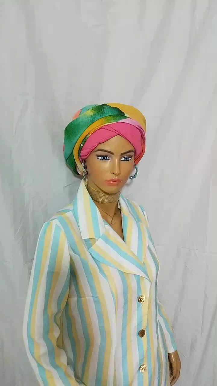 مانتو نخی راه راه یقه انگلیسی|لباس|لنجان, |دیوار