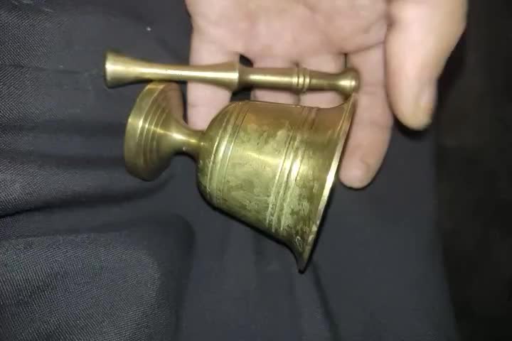 هاون مسی قشنگ قیمت ۷۰۰مقطوع|کلکسیون اشیاء عتیقه|سرپل ذهاب, |دیوار