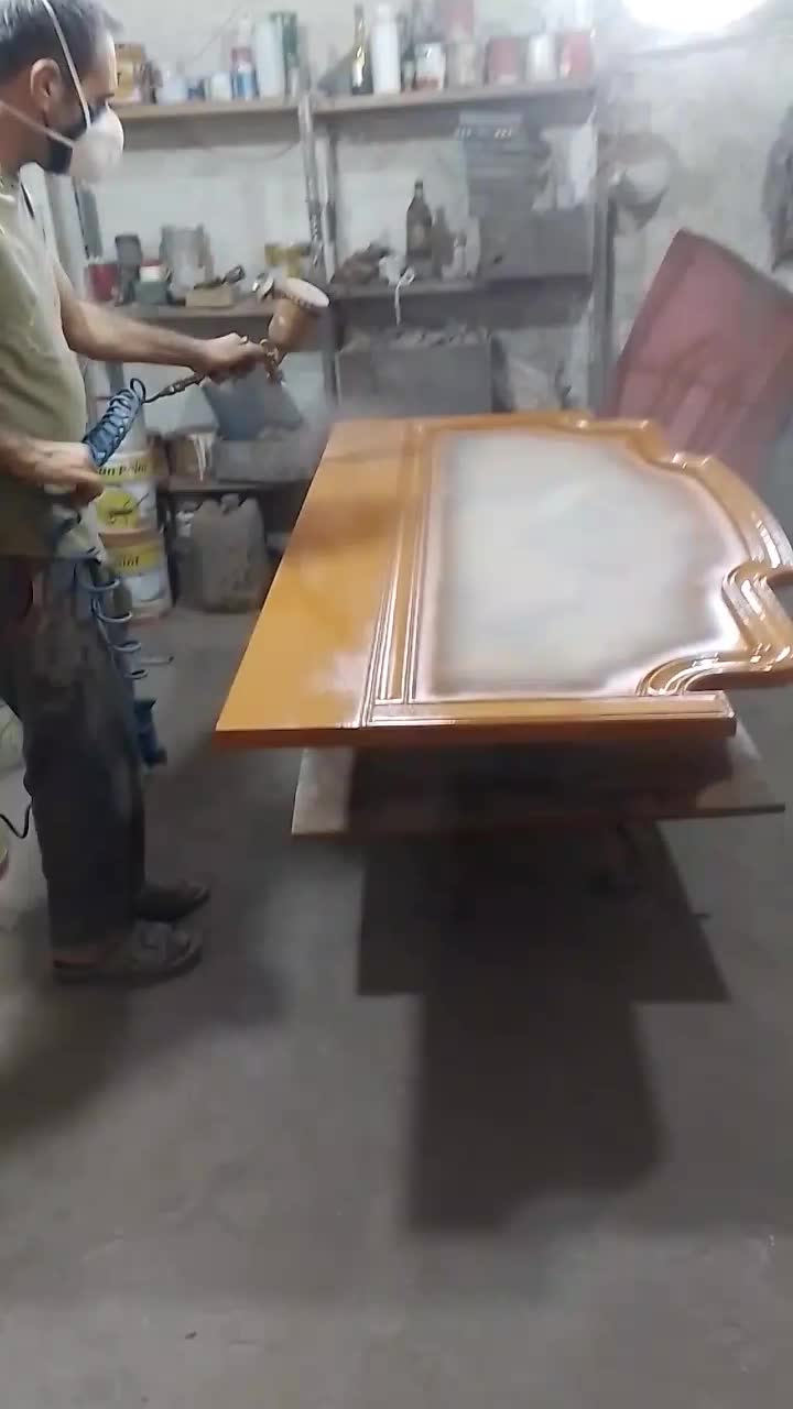 رنگ کاری چوب  و ورق طلا پتینه پلی ارتان|خدمات پیشه و مهارت|فردوسیه, |دیوار